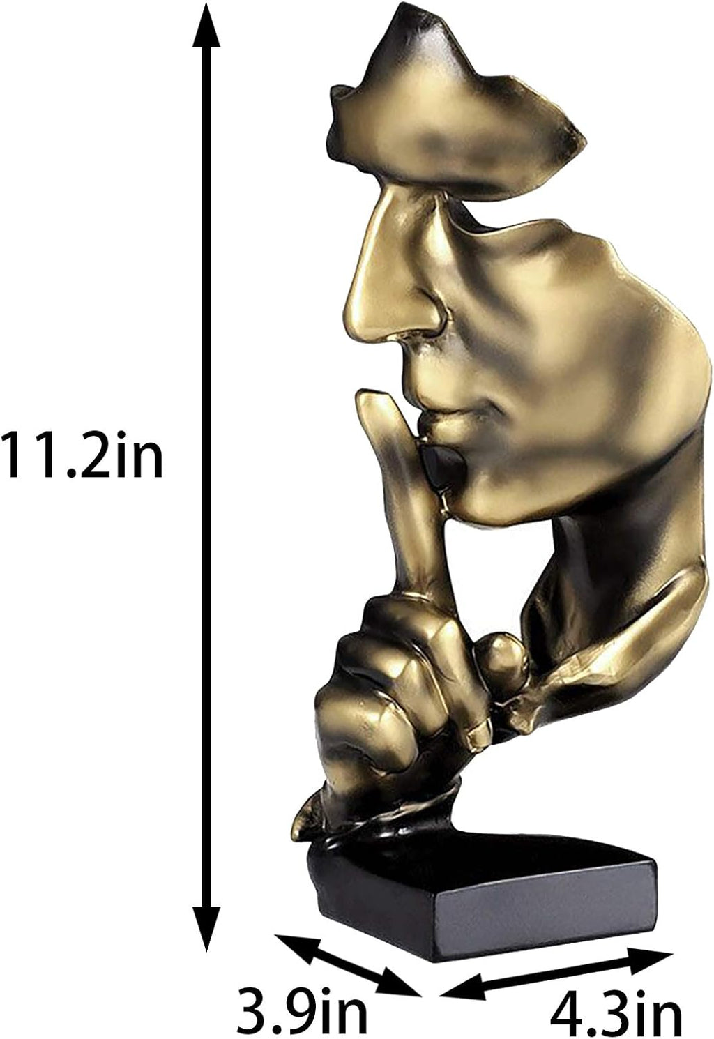 Abstract Thinker Resin Figurine